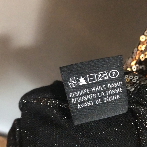 NWOT LeChateau sequin metallic dress tank top - Picture 6 of 7